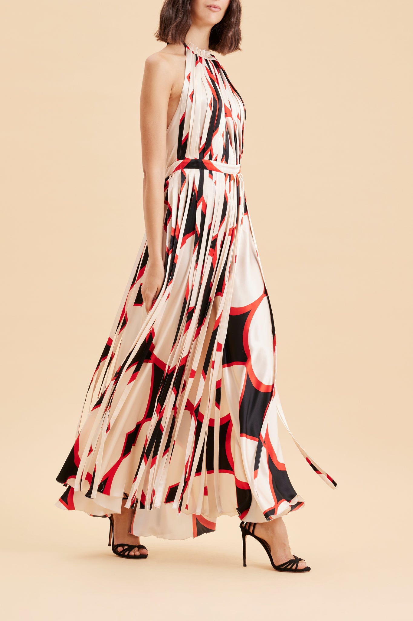 Silk Midi Dress